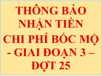 Về chi trả tiền thân nhân các ngôi mộ Nghĩa trang Bình Hưng Hòa, giai đoạn 3, đợt 25