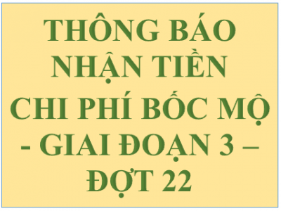 Về chi trả tiền thân nhân các ngôi mộ Nghĩa trang Bình Hưng Hòa, giai đoạn 3, đợt 22