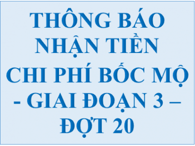 Về chi trả tiền thân nhân các ngôi mộ Nghĩa trang Bình Hưng Hòa, giai đoạn 3, đợt 20 Sáng và Chiều