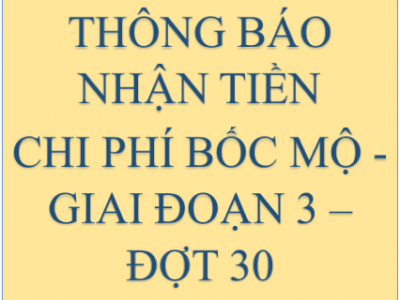 Về chi trả tiền thân nhân các ngôi mộ Nghĩa trang Bình Hưng Hòa, giai đoạn 3, đợt 30