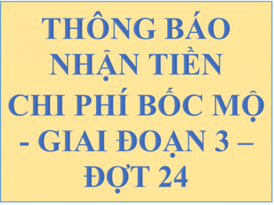 Về chi trả tiền thân nhân các ngôi mộ Nghĩa trang Bình Hưng Hòa, giai đoạn 3, đợt 24