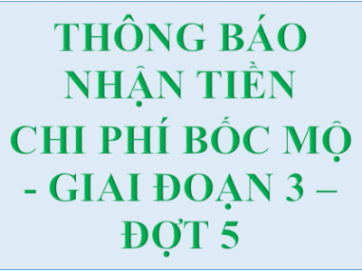 Thông báo mời nhận tiền bồi thường, hỗ trợ di dời mồ mả Đợt 5, ngày 15 tháng 8 năm 2025