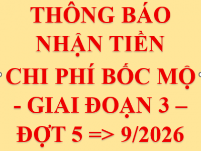 Về chi trả tiền thân nhân các ngôi mộ Nghĩa trang Bình Hưng Hòa, giai đoạn 3, đợt 5 đến đợt 9
