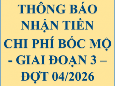 Về chi trả tiền thân nhân các ngôi mộ Nghĩa trang Bình Hưng Hòa, giai đoạn 3, đợt 04 năm 2026